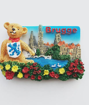 België Koelkastmagneet - Souvenir & Reistafel voor Huisdecoratie