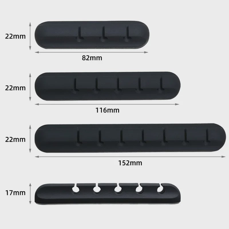 Universele Kabel Organizer Clips - Bureau & Auto Kabelhouder Set