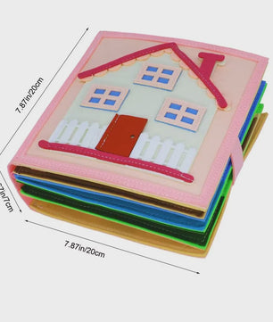 Montessori Stil Activiteitenboek voor Peuters - Zacht Vilt Leerzaam Reis Speelgoed