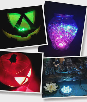 Waterdichte LED Verlichting met Afstandsbediening - Sfeer voor Onderwater & Decoratie