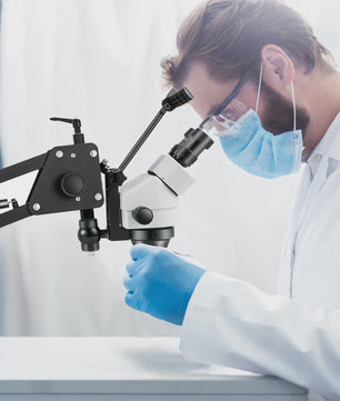 Professionele Stereo Microscoop 0.7X-4.5X Verstelbaar voor Sieraden en Precisiewerk