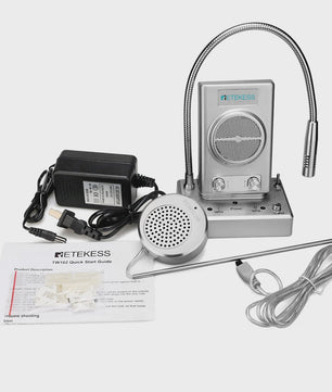 Retekess TW102 Raam Intercom Systeem - 2-Weg Communicatie voor Balie, Bank, Kantoor & Restaurant