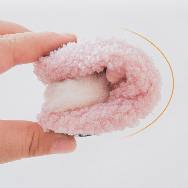 Schattige Konijn Pluche Slofjes voor Kinderen - Zacht & Antislip Binnenshuis