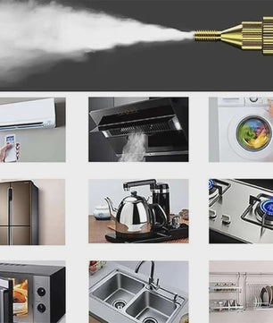 Krachtige 2500W Handheld Stoomreiniger - Hoge Druk & Temperatuur voor Keuken, Badkamer & Auto