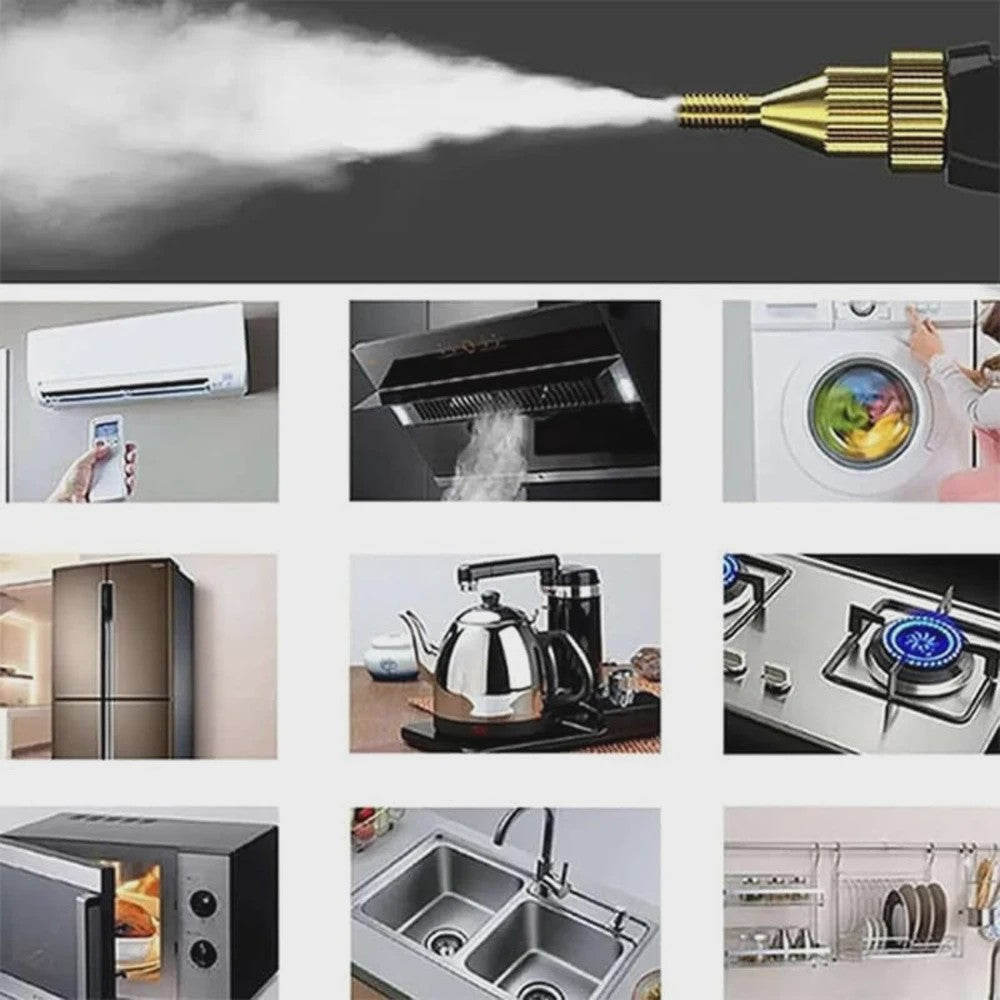 Krachtige 2500W Handheld Stoomreiniger - Hoge Druk & Temperatuur voor Keuken, Badkamer & Auto