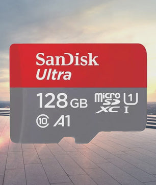 SanDisk Ultra Micro SD Kaart 32GB, 64GB, 128GB - Class 10, UHS-I, A1 Snelheid