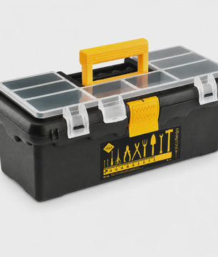 Draagbare Gereedschapskist 22x8x15cm met Organizer, Veiligheidssluitingen en Handvat