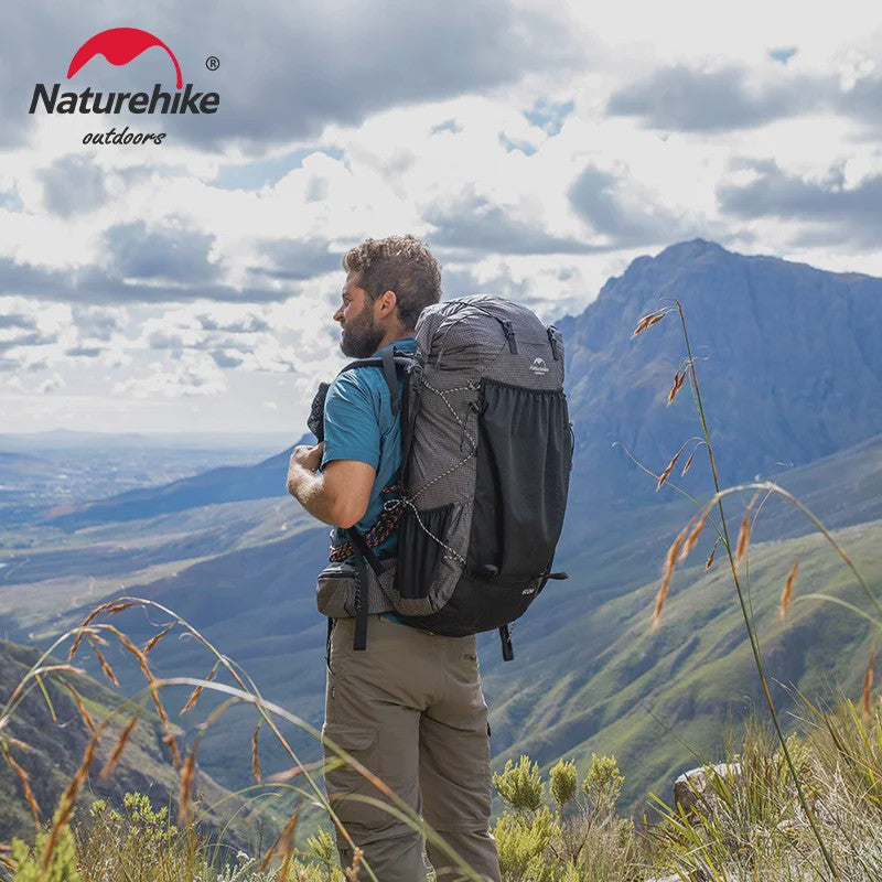Naturehike Klimrugzak 60+5L - Ruime Outdoor Rugzak voor Reizen, Kamperen en Klimmen met Regenhoes