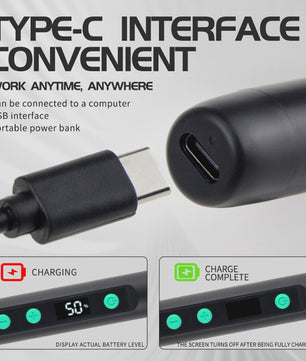 15W USB Slimme Soldeerbout Set met Temperatuurregeling en Type-C