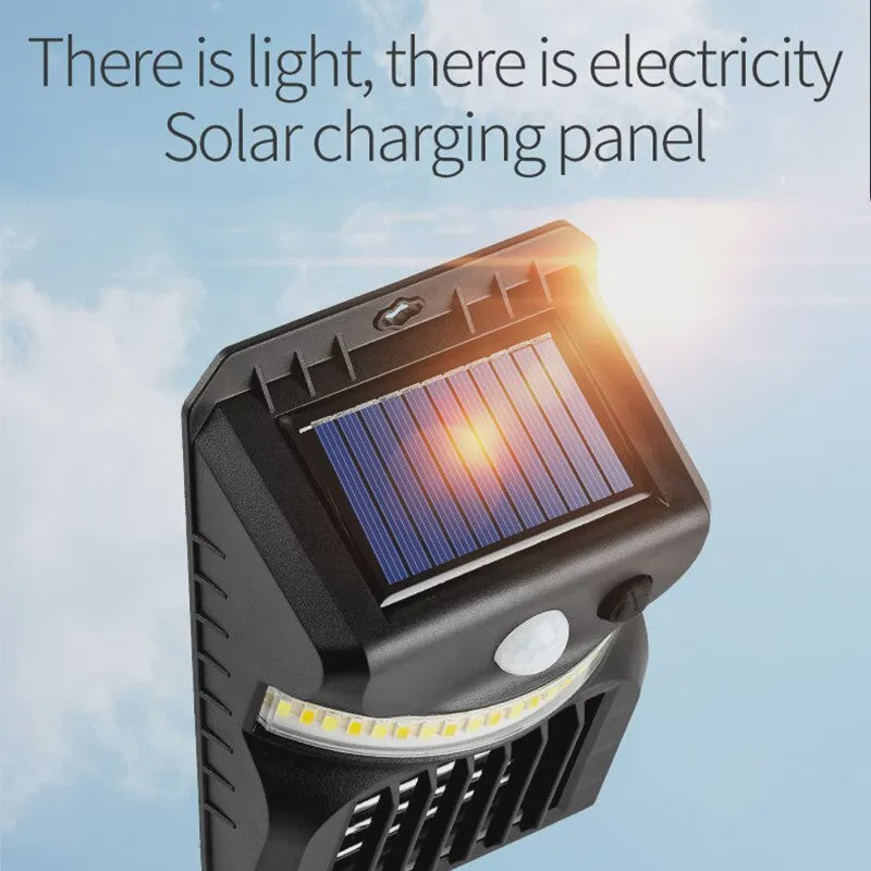 Solar Tuinlamp met Muggenkiller & Bewegingssensor - Waterdicht Buitenlicht