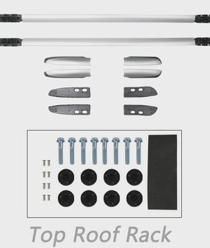 Aluminium Dakdragers Rails voor Toyota RAV4 (2013-2019) - Zilver