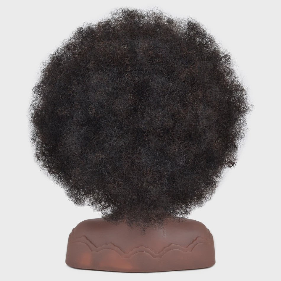 Professionele Pruikenkop met Afro Haar - Trainingshoofd voor Haarstylisten en Vlechters