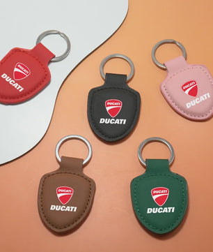 Leren Ducati Autosleutelhanger - Perfect voor Monster, Panigale & meer
