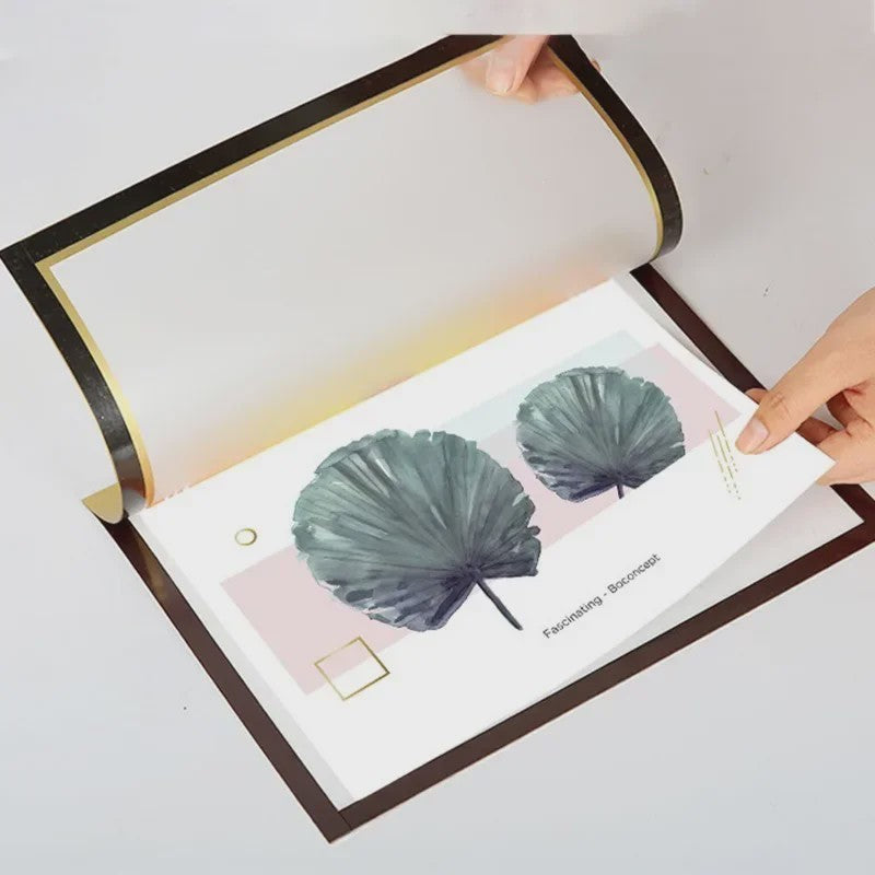 Set van 10 Magnetische Fotolijsten - A4/A6 - Zelfklevend & Herbruikbaar - Goud, Zilver, Zwart