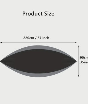 Lichtgewicht Kampeerhangmat van Parachute Nylon - Draagbaar & Snel Op te Zetten