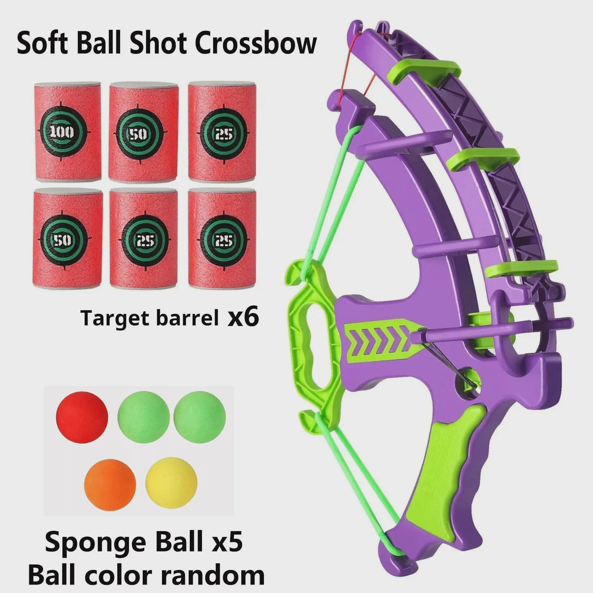 Soft Bullet Boogschietspel voor Kinderen - Educatief Oefenspeelgoed met Doelen