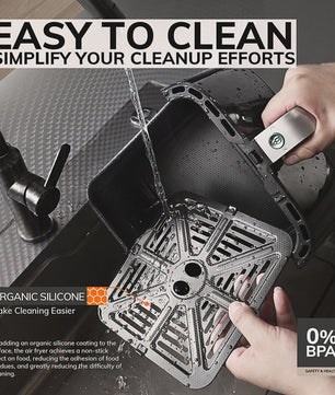5L Airfryer met Cyclone Technologie: Gezond Frituren met Touch Control & Zichtvenster