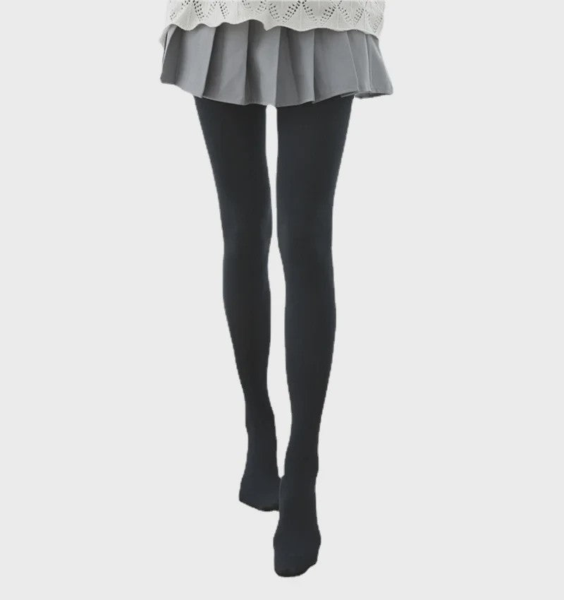 120D Lolita Stijl Dijhoge Nylon Kousen - Zoet & Sexy - Melkwit
