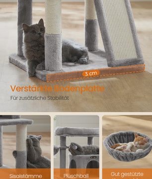 FEANDREA Krabpaal met Groot Observatiedek en Hangmat voor Katten