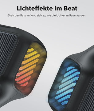 Soundcore Boom 2 Outdoor Bluetooth Speaker - 80W, IPX7 Waterdicht, 24H Batterij, LED Licht