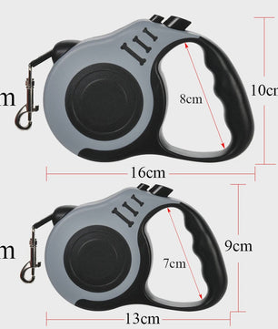 Automatische Intrekbare Hondentuig 3m/5m - Sterk Nylon Lijn voor Puppy tot Grote Hond & Kat