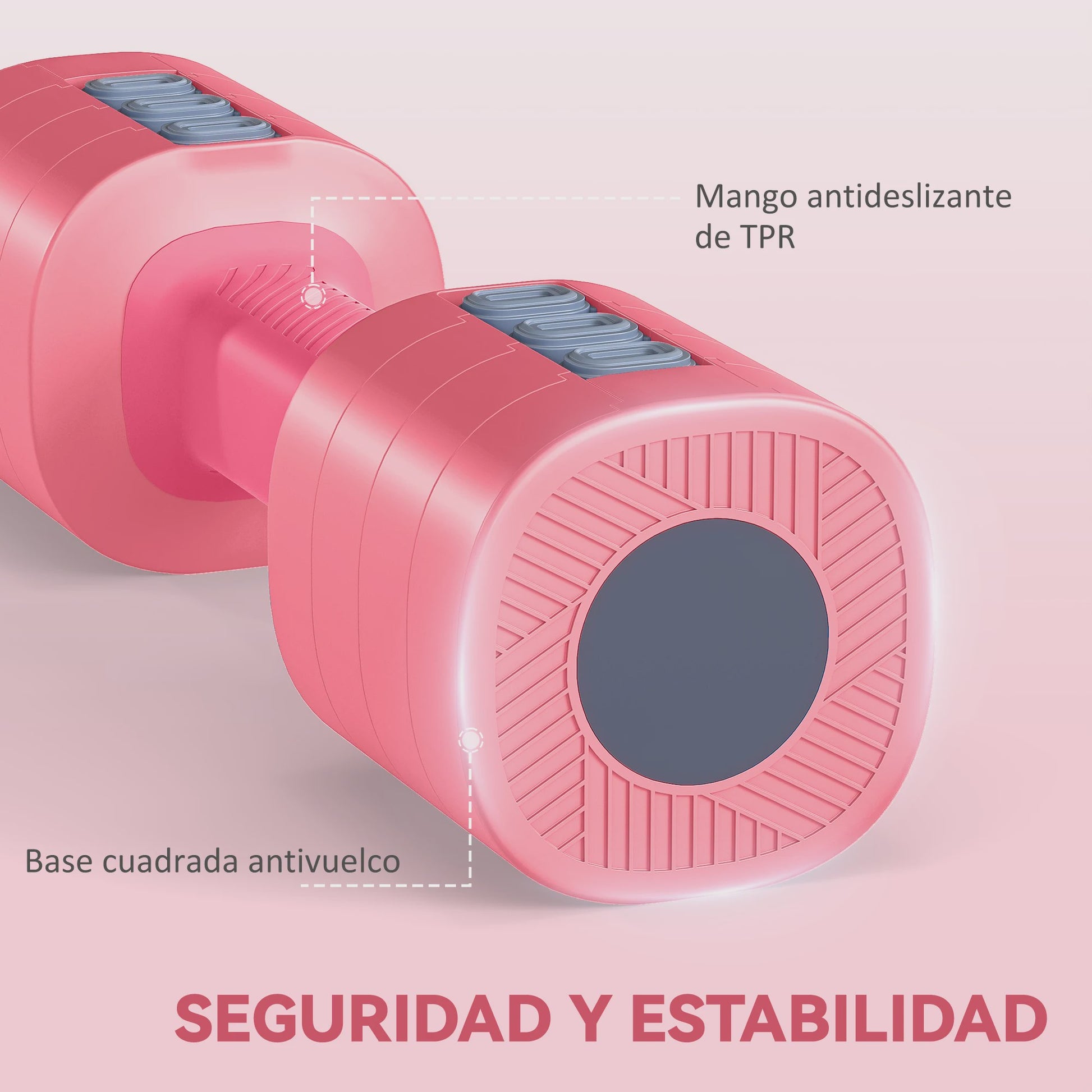 Verstelbare Dumbbell Set 4-in-1 (1-2.5 kg) - Compact en Veilig Trainen