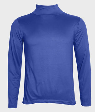 Heren Slim Fit Thermoshirt met Hoge Hals - Lange Mouwen voor Winter en Herfst