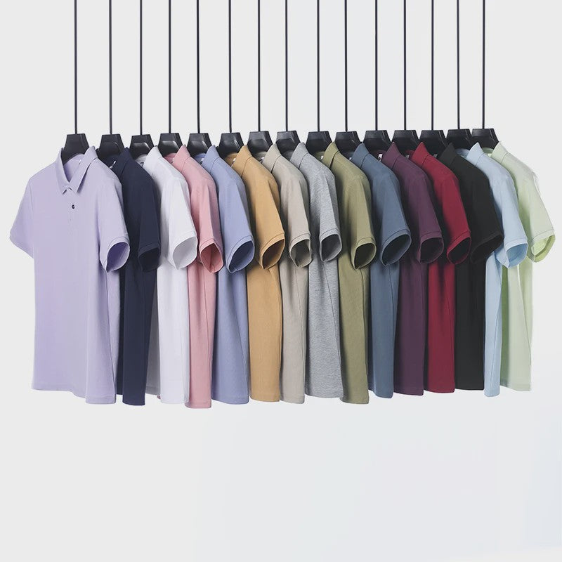 Heren Poloshirt Korte Mouw - 100% Gemerceriseerd Katoen, Ademend & Stijlvol voor Zomer, Golf & Casual