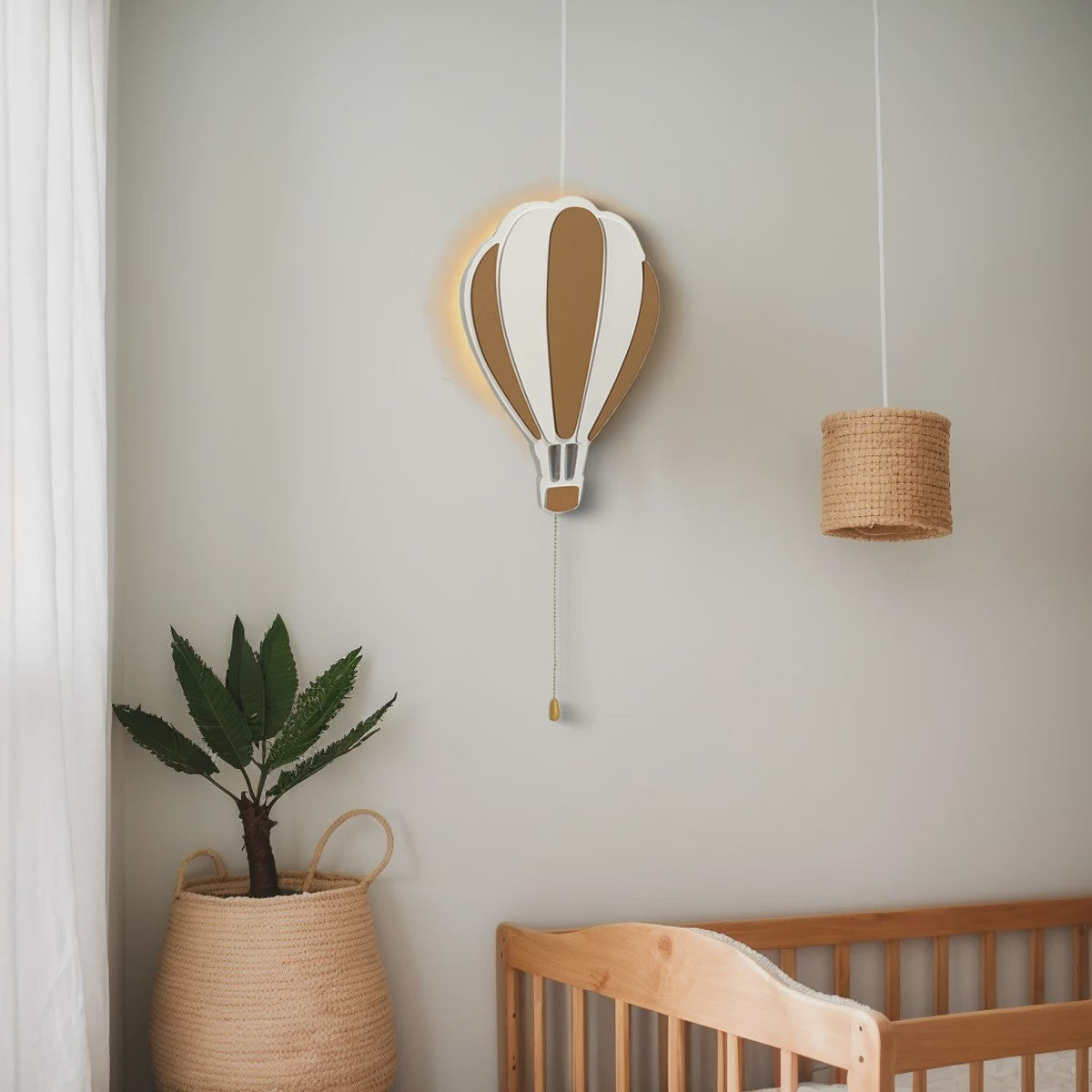 Zwevende Wolk Wandlamp - Sfeervol Nachtlampje voor Kinderkamer, Werkt op Batterijen