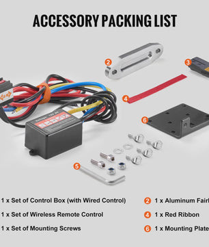 Elektrische Lier 4500lbs voor ATV/UTV met Synthetisch Touw, Draadloze & Bedrade Afstandsbediening, IP55 Waterdicht