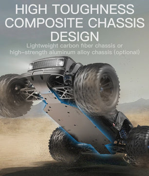 KF16 1:12 RC Monster Truck - 70KM/H Snel, Brushless Motor, 4WD Off-Road Raceauto voor Kinderen