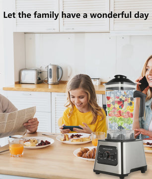 Professionele 2-in-1 Blender: 800W, 27000RPM, 2L+0.5L Dubbele Jars, IJs Crushen, Malen & Smoothies
