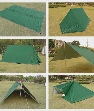 Waterdichte Tarp Tent - Lichtgewicht Outdoor Shelter & Luifel voor Camping & Survival