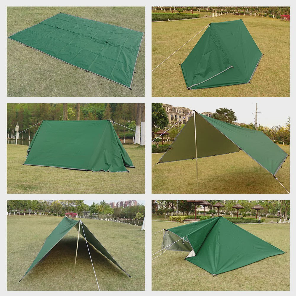 Waterdichte Tarp Tent - Lichtgewicht Outdoor Shelter & Luifel voor Camping & Survival