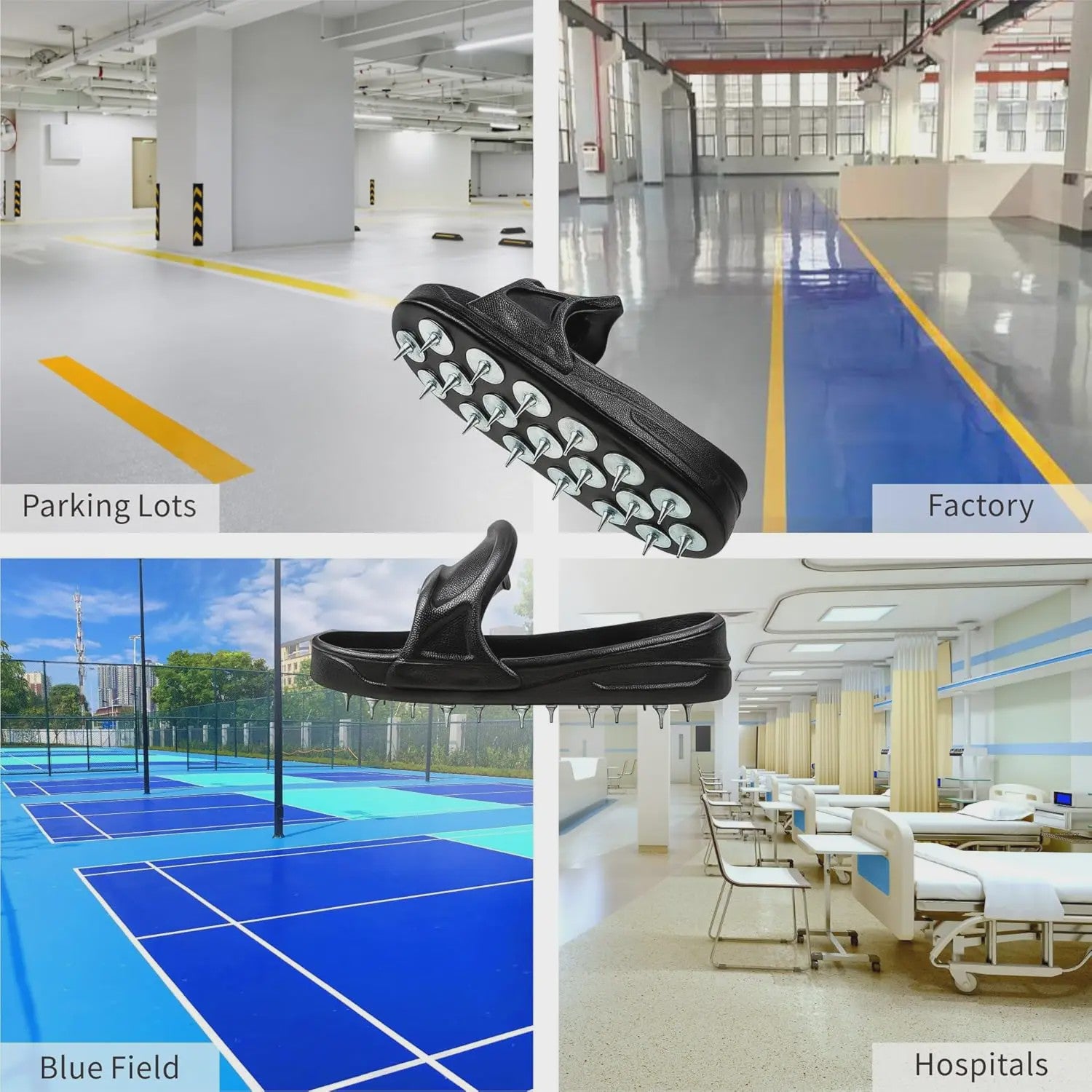Spikeschoenen voor Epoxy en Vloercoatings - Professionele Afwerking