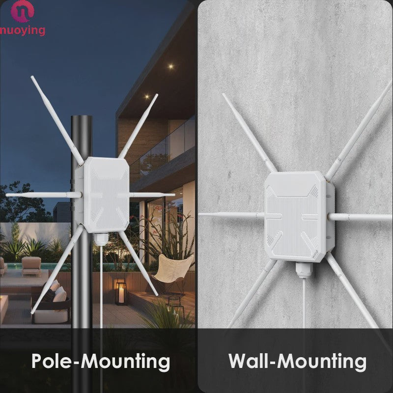 Krachtige WiFi 6 Outdoor Access Point | Dual Band 2.4G/5G | Mesh Extender | PoE | IP67 Weerbestendig