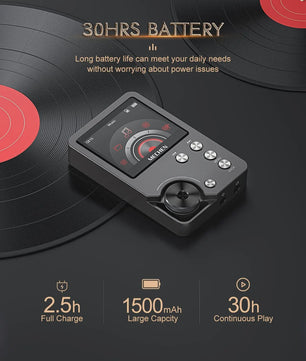 Draagbare Hi-Fi MP3 Speler met 64GB Kaart - Lossless DSD Audio