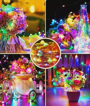Waterproof LED Lichtketting - 1M t/m 10M - Feestelijke Decoratie voor Binnen & Buiten