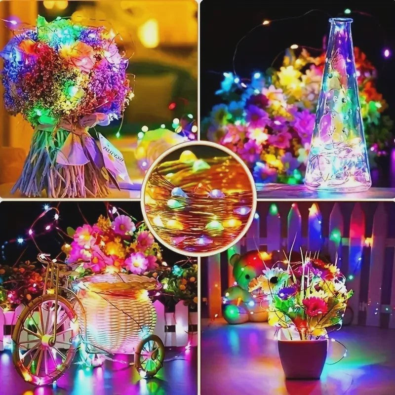 Waterproof LED Lichtketting - 1M t/m 10M - Feestelijke Decoratie voor Binnen & Buiten