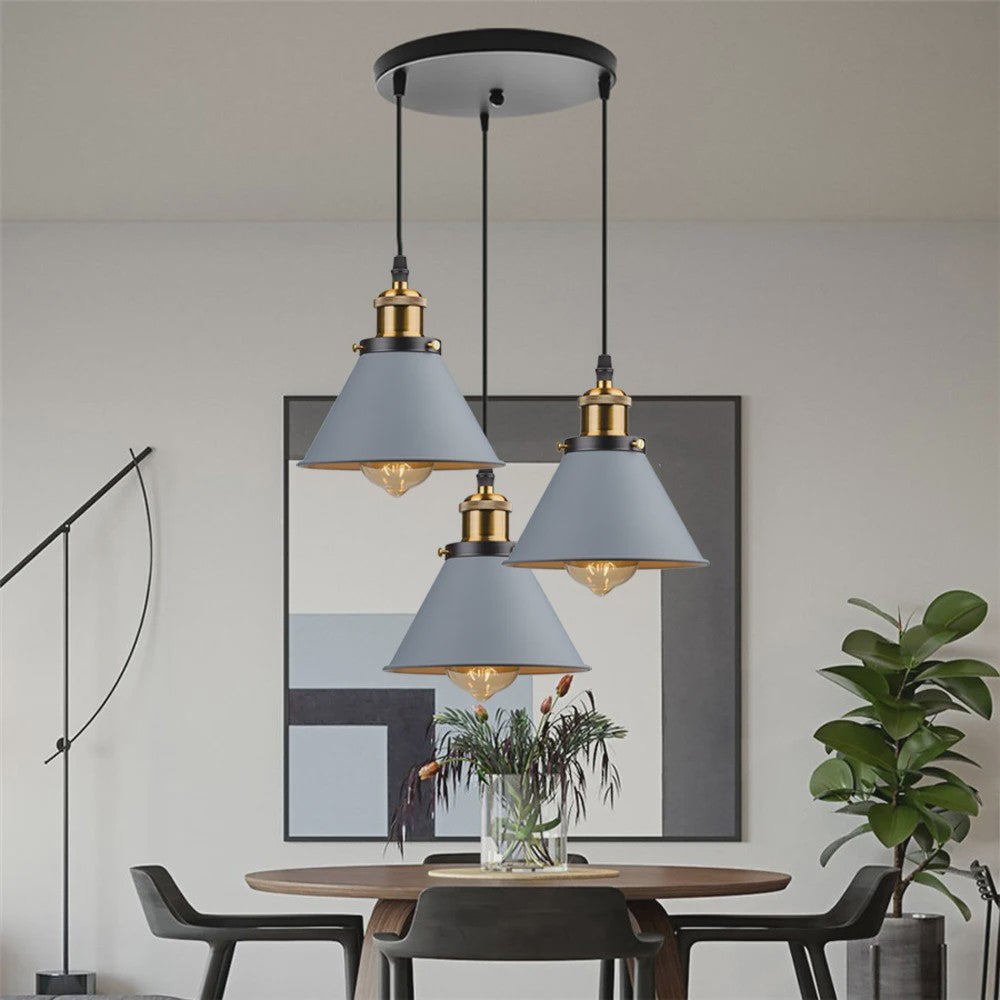 Retro Hanglamp Loft Stijl - Industriële Plafondlamp met E27 Fitting