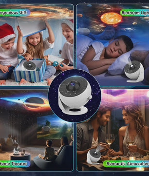 Galaxy Projector Pro: 360° Sterrenhemel & Melkweg Projector met 13 Thema's