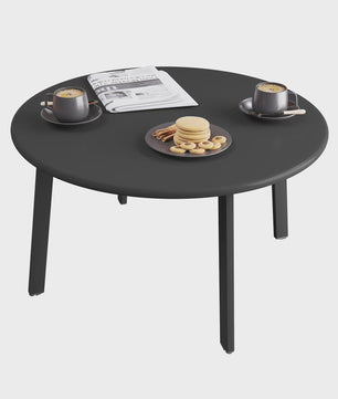 Ronde bijzettafel met metalen frame - Industrieel design - 70cm