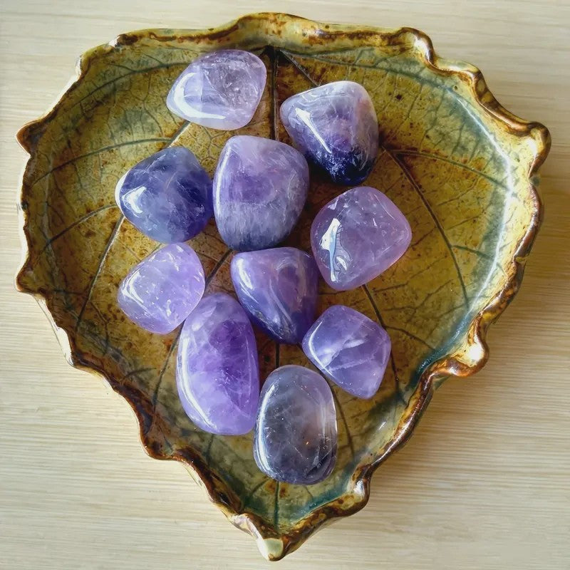 100g Gekantelde Amethist Kristallen - Gepolijste Edelstenen voor Woondecoratie & Reiki