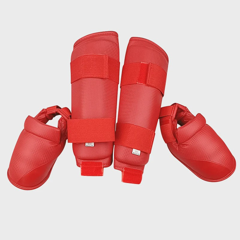 Karate Sparring Set: Hand- en Scheenbeschermers voor Training en Wedstrijd
