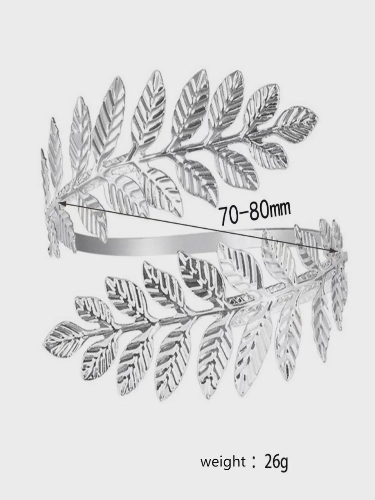 Verstelbare Bladvorm Armband - Romeinse Stijl Arm Sieraden voor Bruiden