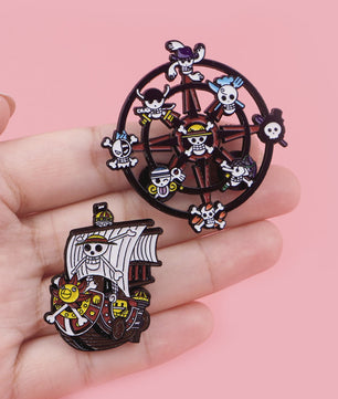 Anime & Manga Emaille Pins Set - Decoratieve Broches voor Rugzak, Kleding & Cadeau