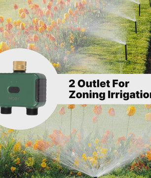 MOES Smart Zigbee 2-Uitlaat Water Timer - Slimme Tuinsproeier met App & Voice Control