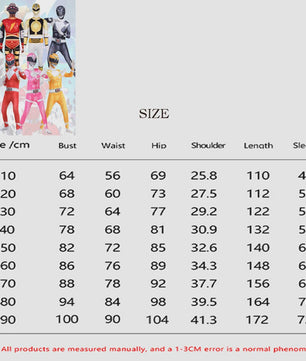 Samurai Sentai Shinkenger Rangers Cosplay Jumpsuit - Compleet Ranger Kostuum
