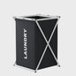 Grote Wasbox met 3 Vakken - Opvouwbare Waszak voor Vuile Kleding