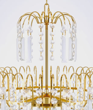 Luxe Kristallen Plafondlamp - Moderne Hanglamp voor Woonkamer & Bruiloft Decoratie